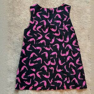 ModCloth Shrimp/Prawn A-Line Mod Mini Dress, XL
